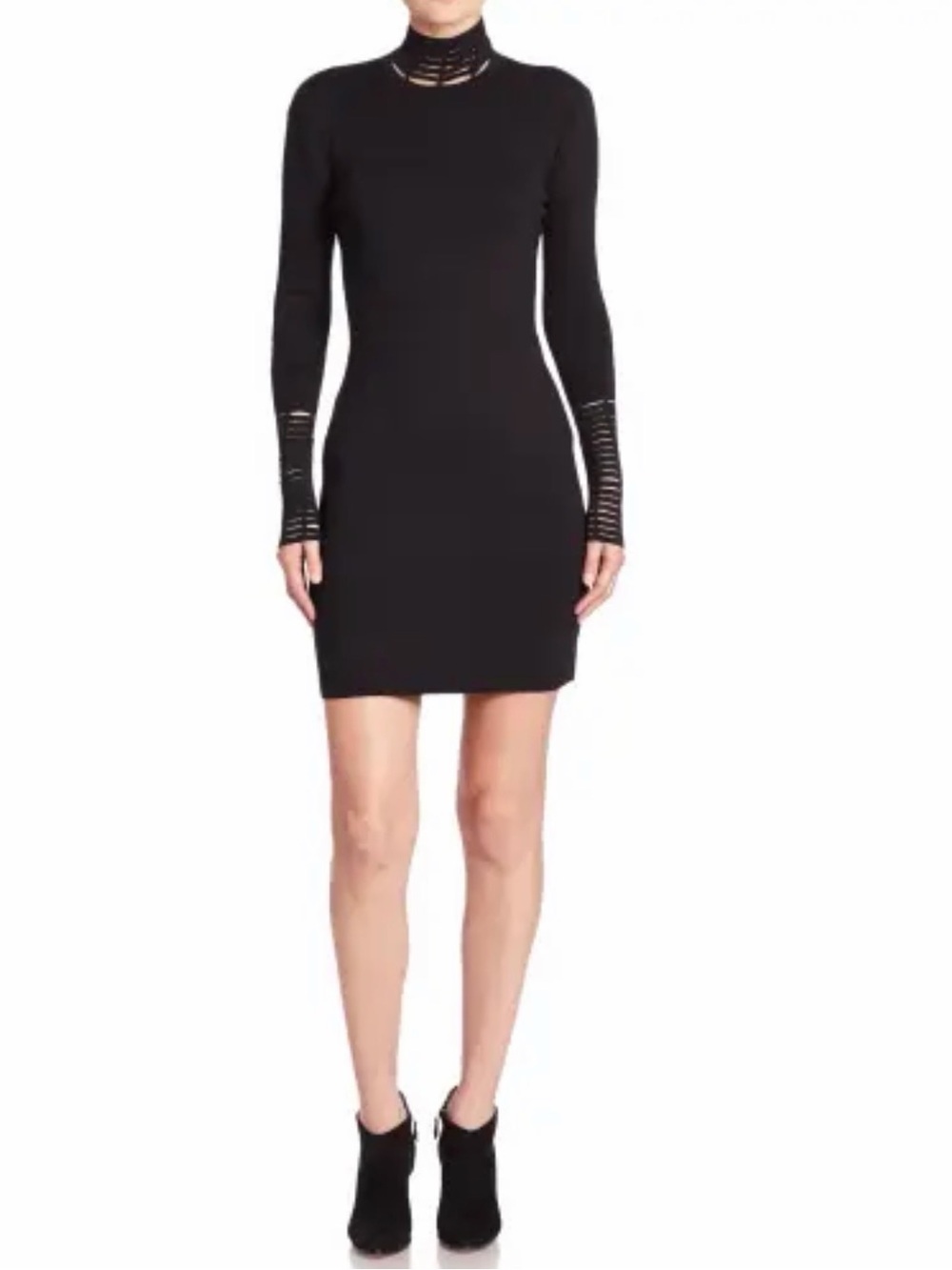 Akris Masai Mockneck & Cuff Knit Dress